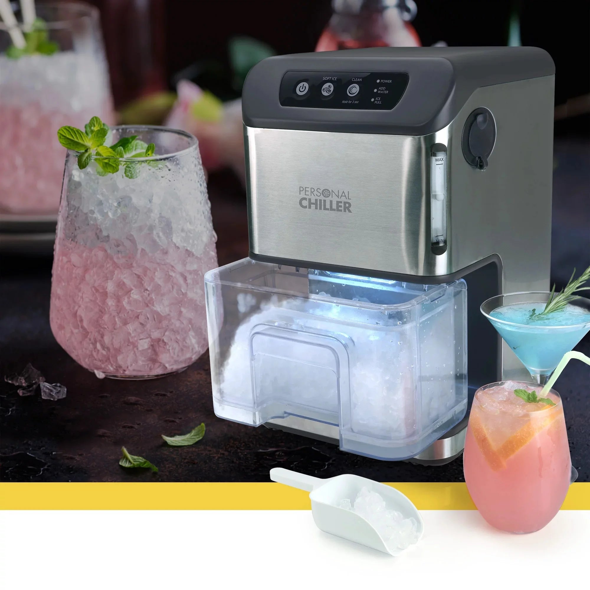 Portable Countertop Ice Maker, Nugget Ice K125