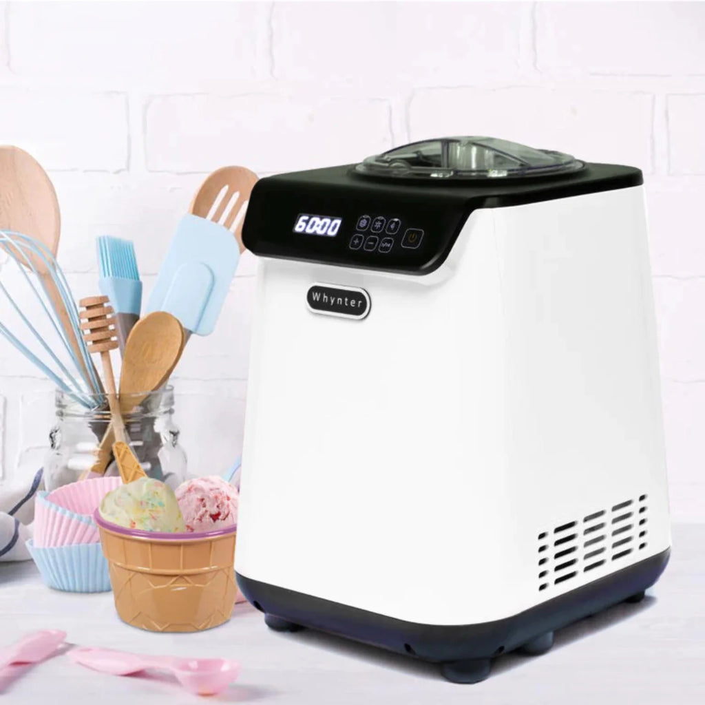 Compact Upright Automatic Ice Cream Maker with Stainless Steel Bowl K781