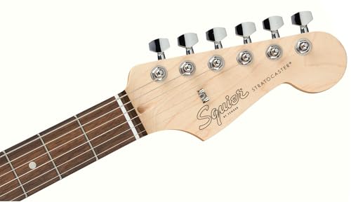 Stratocaster Electric Guitar Bundle with Amplifier, Gig Bag, Strap, Cable, Picks, and DVD F102