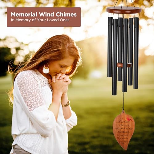Deep Tone Wind Chimes for Outdoor Memorial Gift G683910