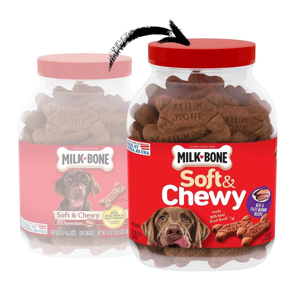 Soft & Chewy Beef & Filet Mignon Dog Snacks W40848