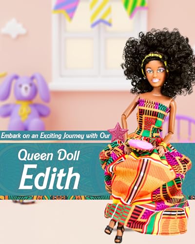 Black Doll Set with Movable Joints for Girls V695