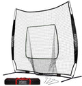 7×7ft Baseball Softball Practice Net- Portable Baseball Net for Batting, Hitting, Pitching Come with Carry Bag, Training for Players of Any Skill Level - Easy Setup