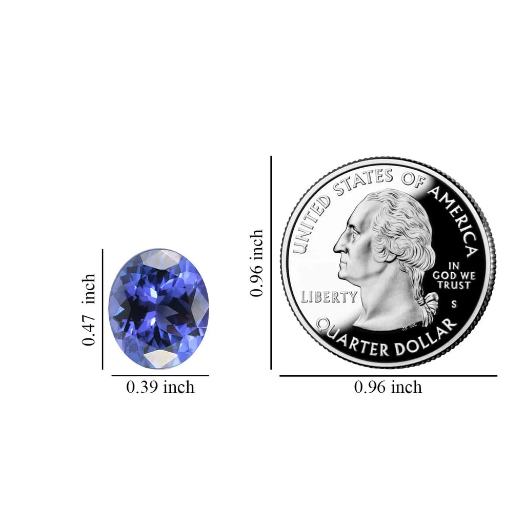 Tanzanite 12x10 mm Loose Gemstone December Birthstone L457465