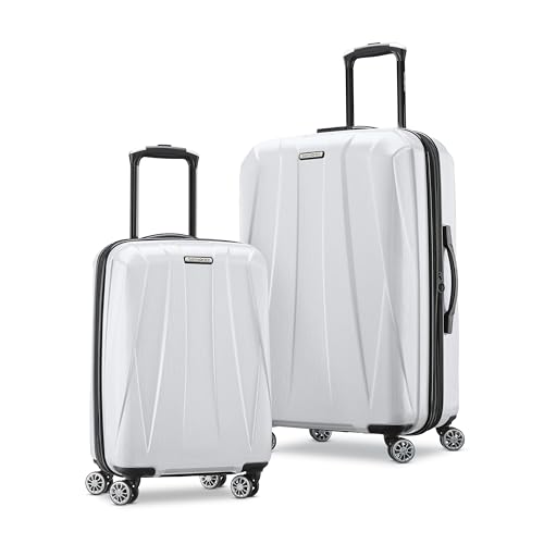 Hardside Expandable Carry-On Luggage with Spinner Wheels, Black, 20-Inch O253