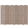 4 Panel Room Divider Screen 5.6 Ft Tall Folding Privacy Partition H959002