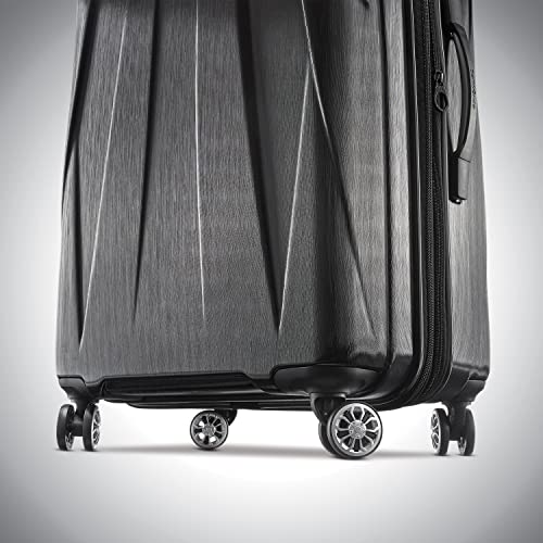 Hardside Expandable Carry-On Luggage with Spinner Wheels, Black, 20-Inch O253
