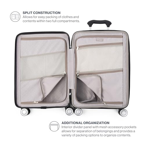 Hardside Expandable Carry-On Luggage with 8 Spinner Wheels, 21 Inch B30295