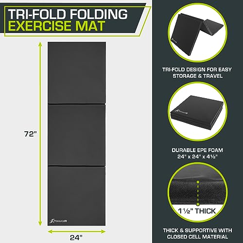 Tri-Fold Folding Exercise Mat J952