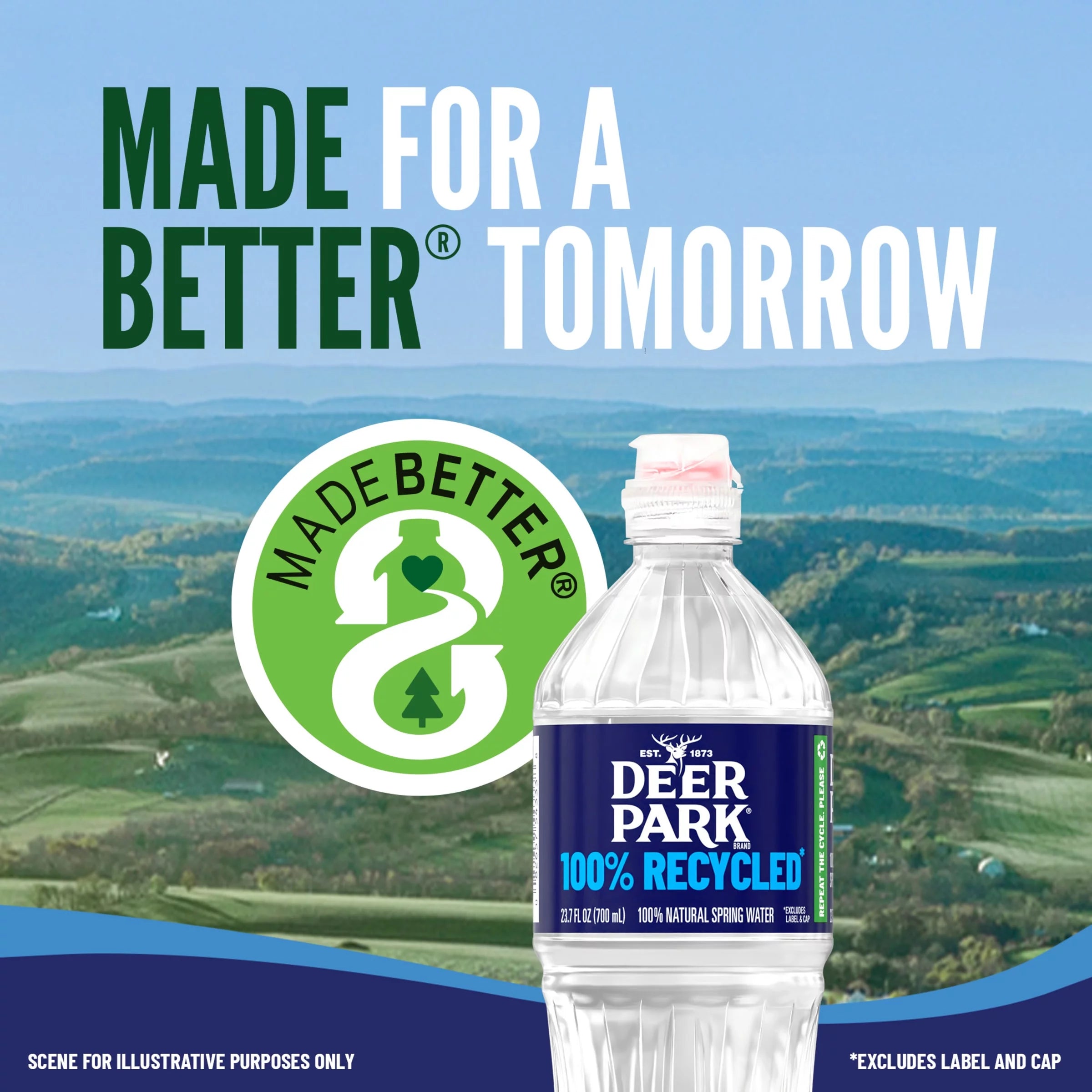 Natural Spring Water 8oz Mini Plastic Bottles 48 Pack Z914