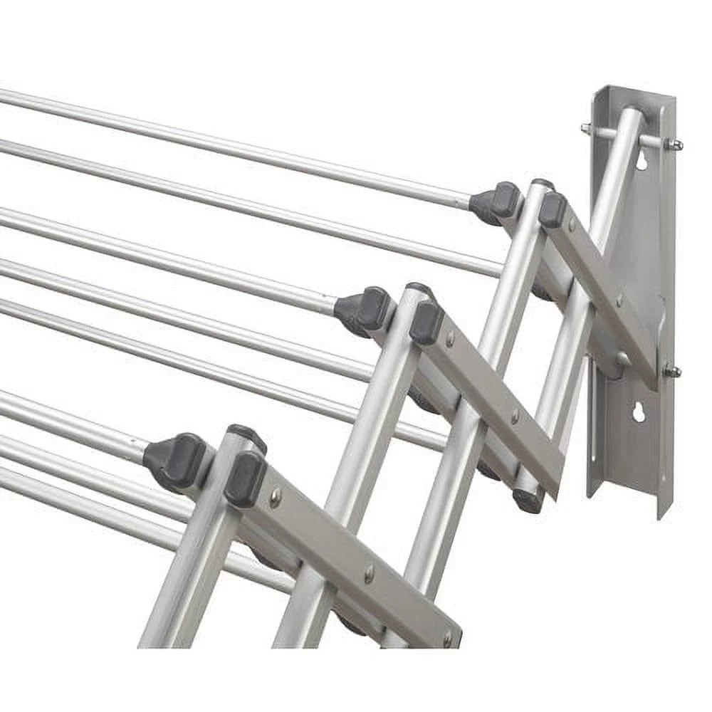 Accordion Wall Drying Rack Collapsible Aluminum C728989