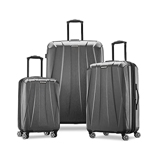 Hardside Expandable Carry-On Luggage with Spinner Wheels, Black, 20-Inch O253