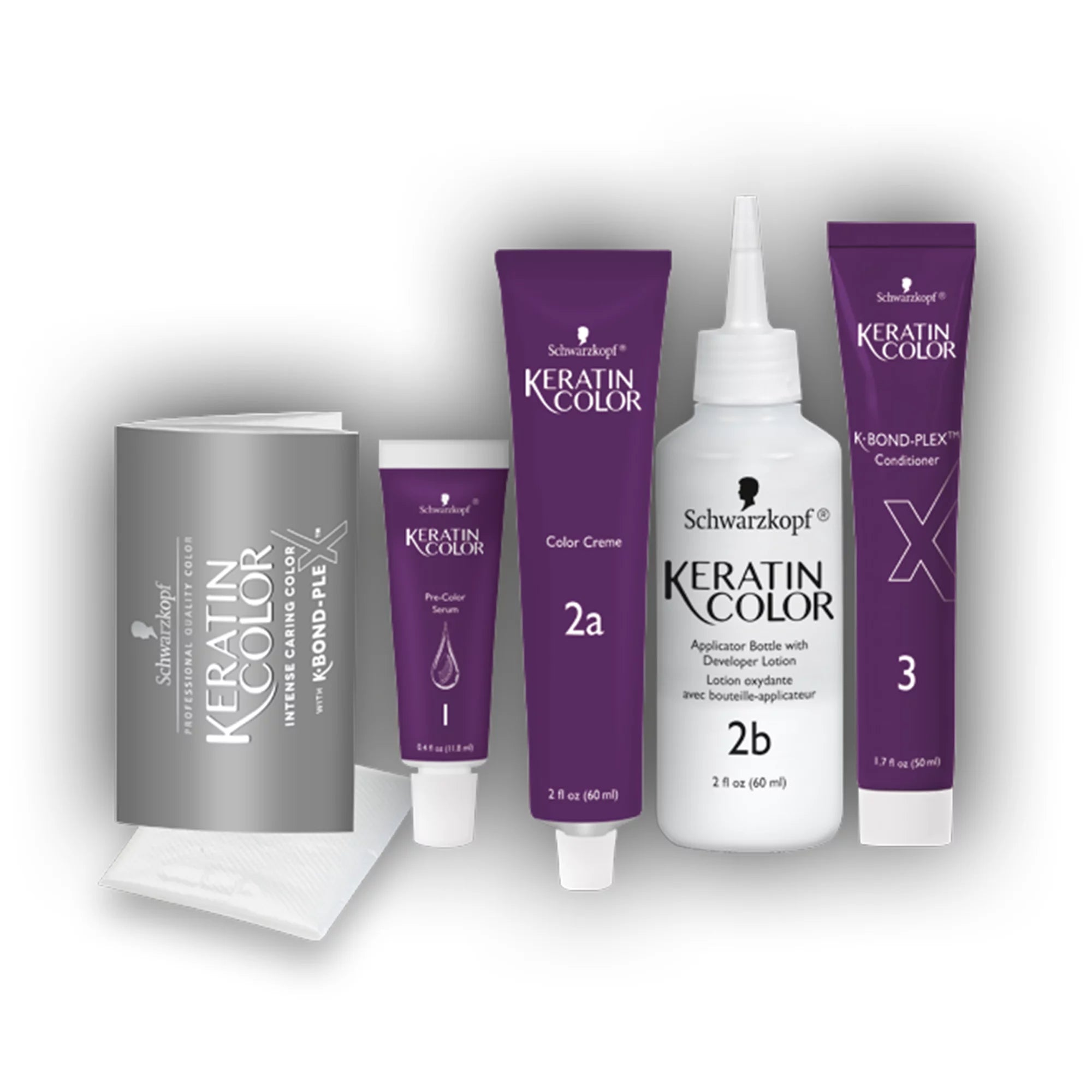 Keratin Color Permanent Hair Color Cream, 8.0 Medium Blonde X15952