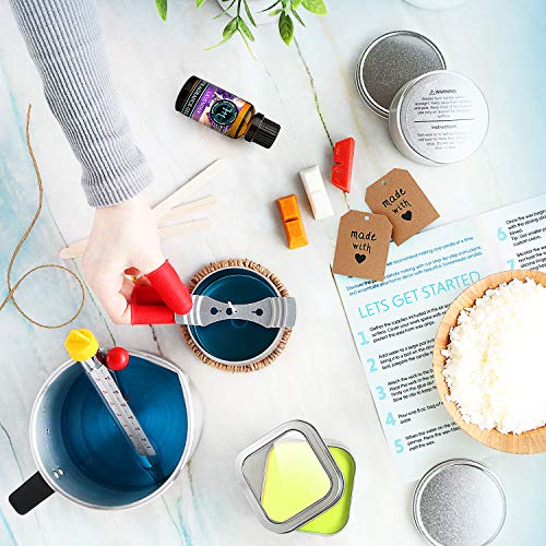 DIY Candle Making Kit with Soy Wax Flakes for Adults and Kids Y7396