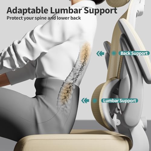 Ergonomic Mesh Office Chair with Wheels, High Back, 330 LBS Capacity A84765