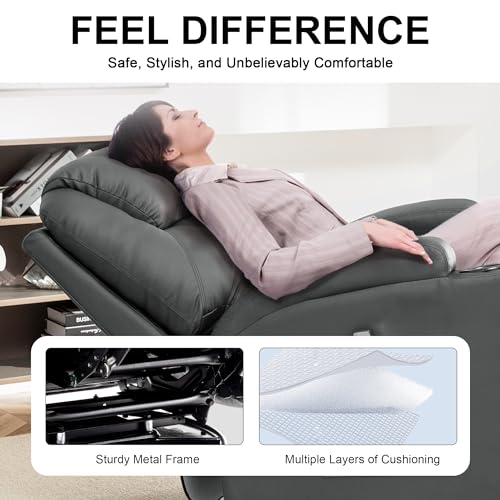 Rocking Recliner Chair with Massage and Heat for Adults H49678