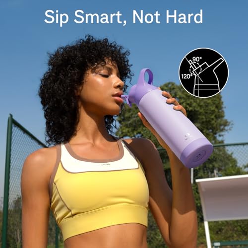 Insulated Water Bottle with Straw, 24 oz, Leakproof, BPA-Free B201134