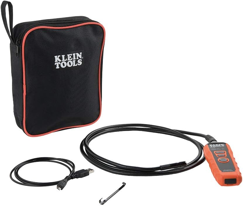 Wi-Fi Borescope Inspection Camera with Rechargeable Battery and LED Lights P24681