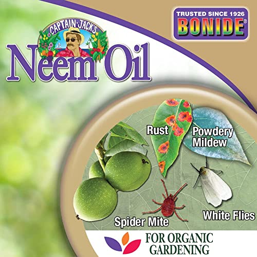 Neem Oil Spray, 32 oz, Multi-Purpose Fungicide and Insecticide for Organic Gardening U318