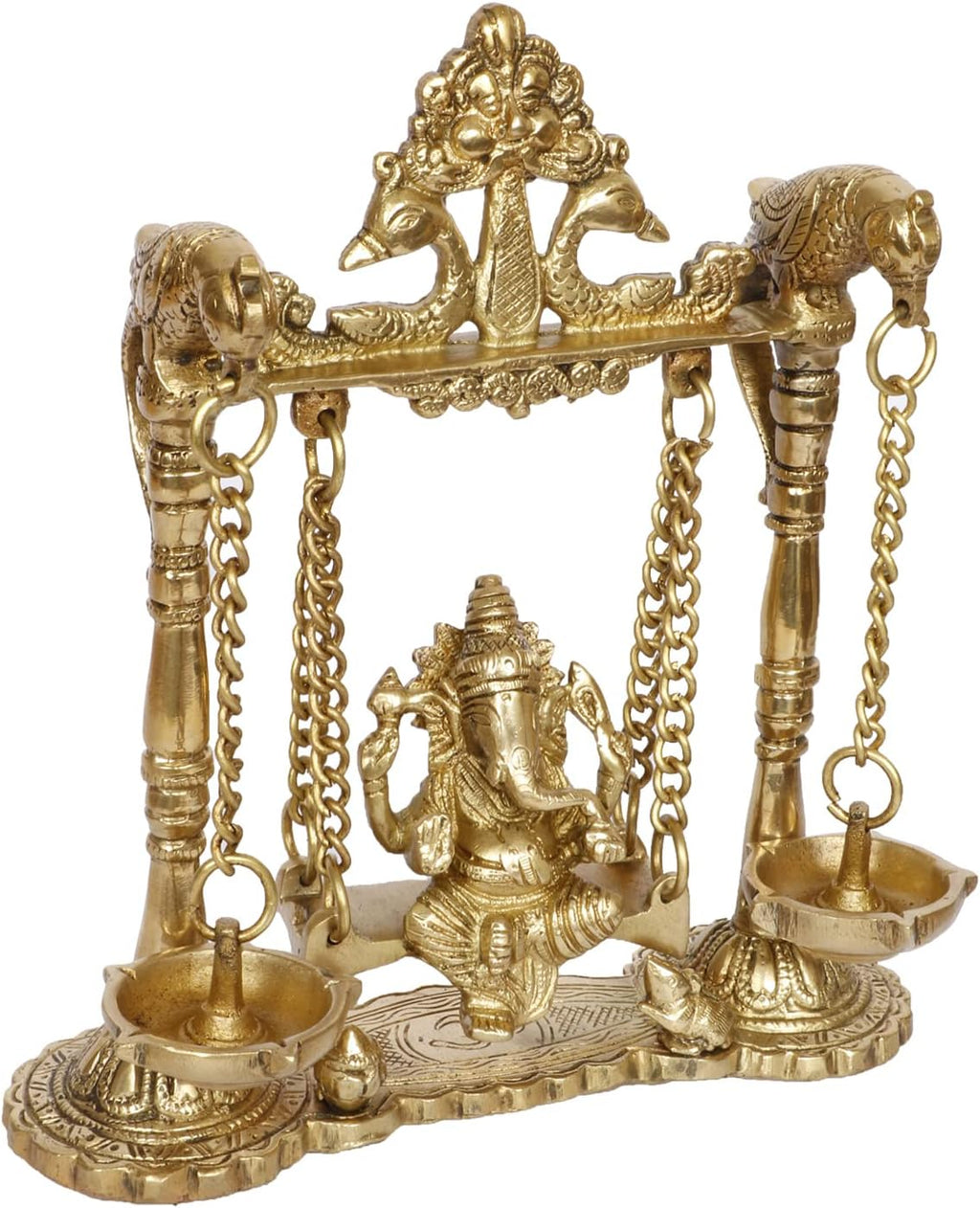 Ganesh Jhula Hanging Swing Statue for Home Décor Mandir Gift 9 Inch E83217