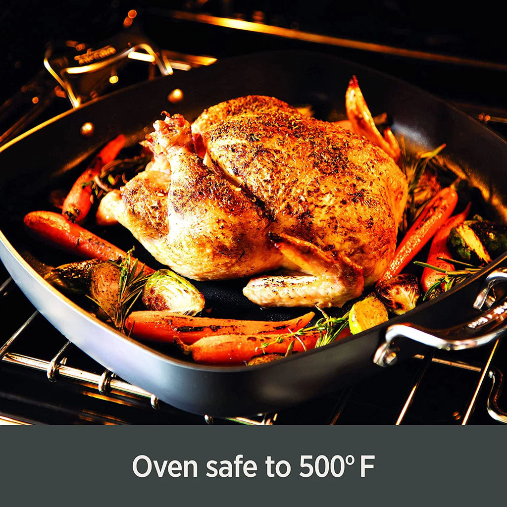 Hard Anodized Nonstick Fry Pan Set, 8.5 & 10.5 Inch I717