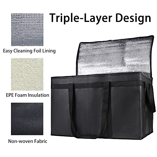Insulated Food Delivery Bag Hot Cold Meal Carrier F1699