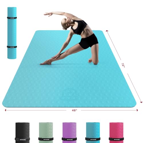 Extra Large Yoga Mat Non-Slip for Home Workouts B4152