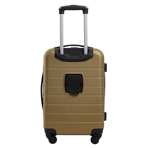 Smart Luggage Set with Cup Holder and USB Port, 20-Inch Carry-On D90568