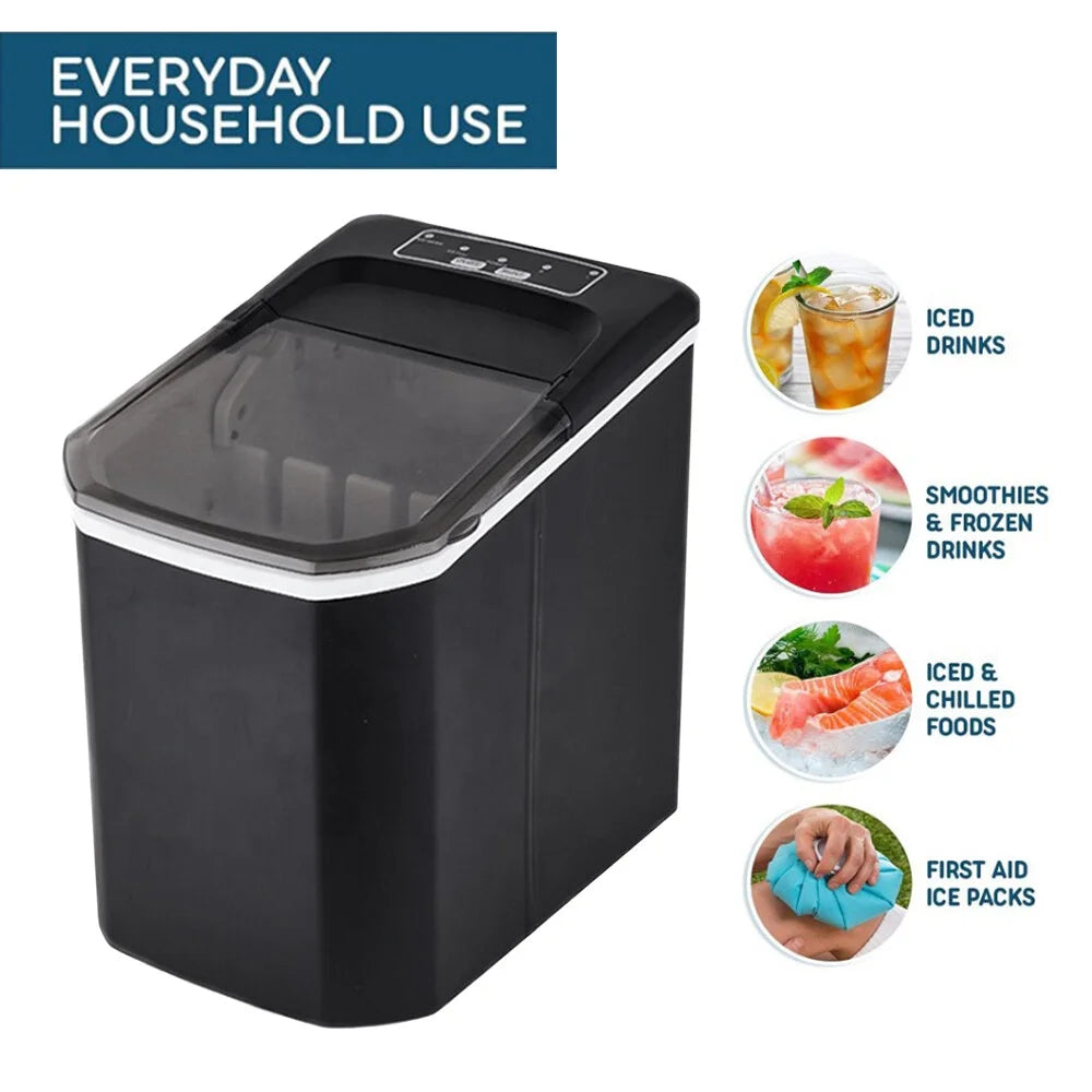 Countertop Ice Maker, Self-Cleaning, 2 Ice Sizes V6129