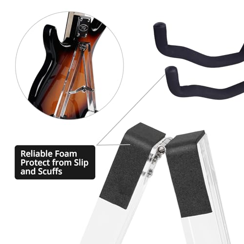 Wood Guitar Stand Foldable for Acoustic Electric Bass V5101