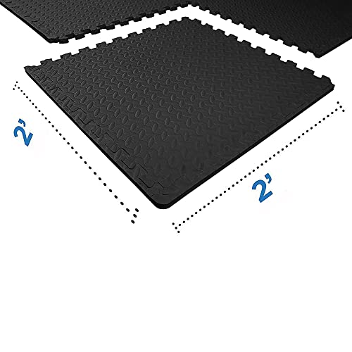 Puzzle Exercise Mat with EVA Foam Interlocking Tiles for MMA, Gymnastics and Home Gym H787