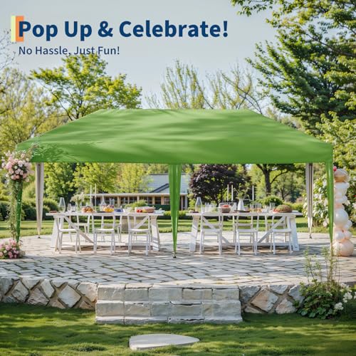 Pop Up Canopy Tent with Roller Bag, Adjustable Height U660
