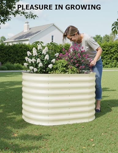 Galvanized Raised Garden Bed for Vegetables, Fruits and Flowers V33720