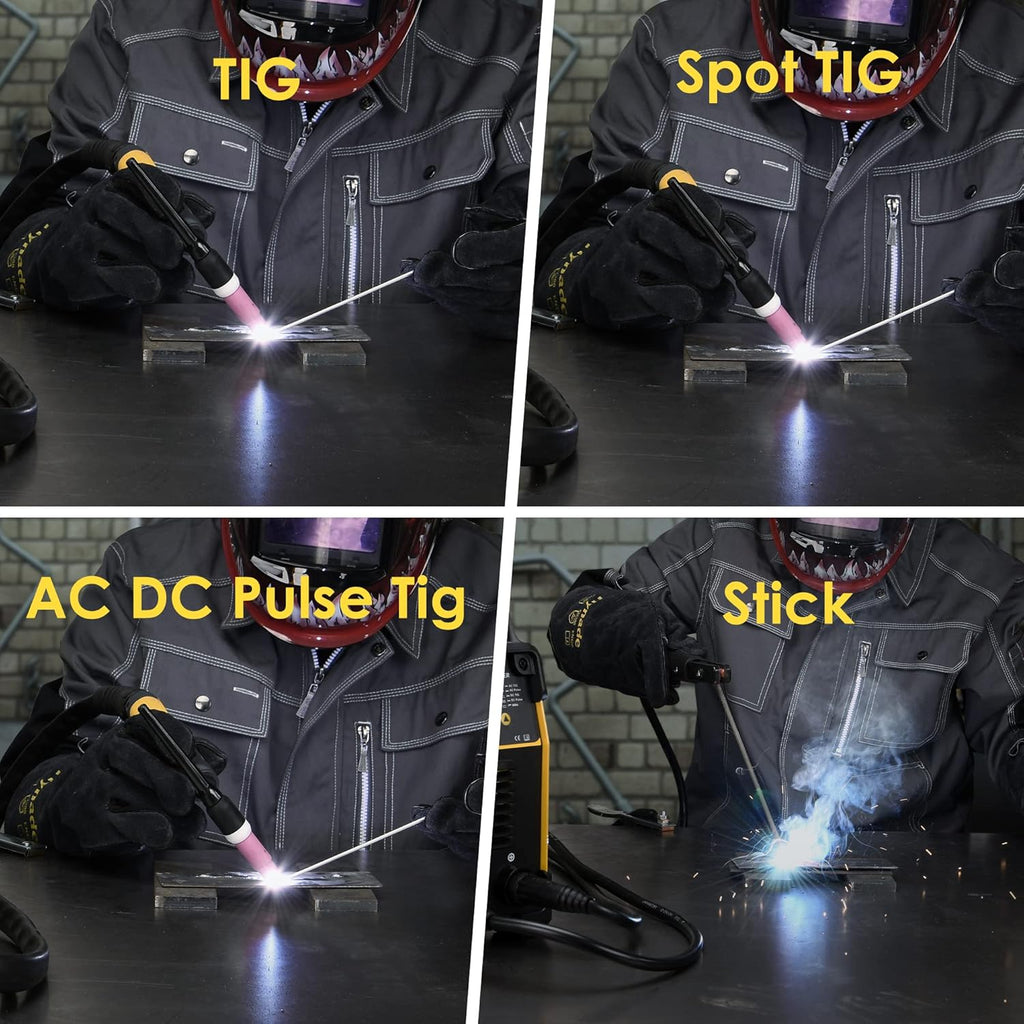 TIG Welder 200 Amp AC/DC with Pulse, Dual Voltage 110/220V G70298