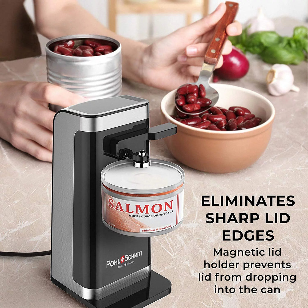 Electric Can Opener with Knife Sharpener and Bottle Opener C261325