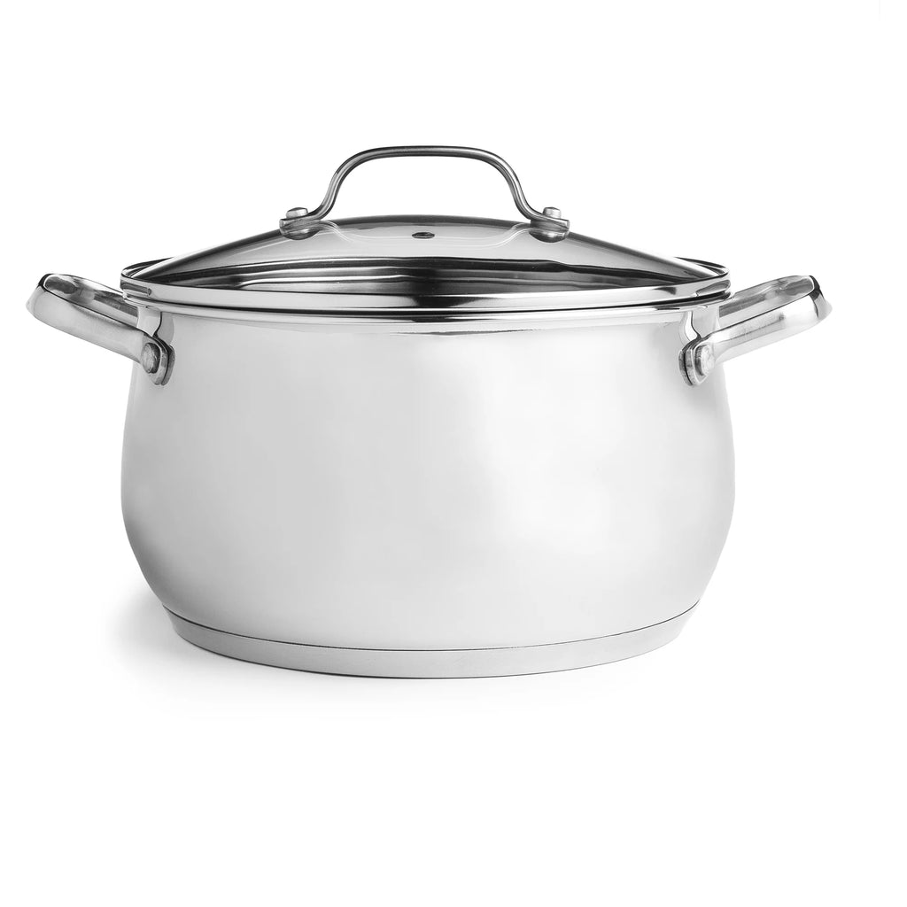 Stainless Steel Dutch Oven with Glass Lid, 5 Quart W876520