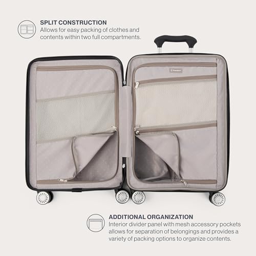 Hardside Expandable Carry-On Luggage with 8 Spinner Wheels, 21 Inch B30295