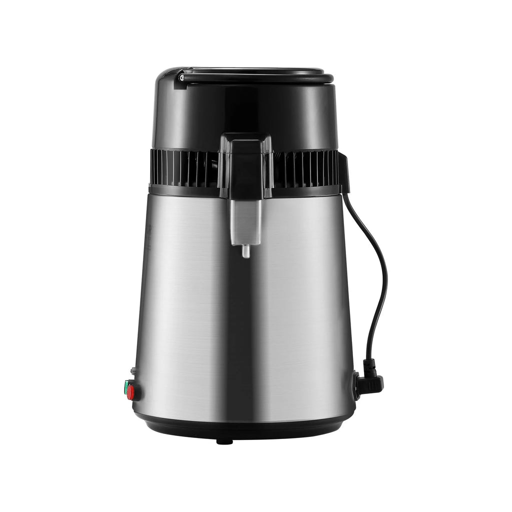 4L Water Distiller Purifier Machine Countertop Stainless Steel Interior 750W J8084