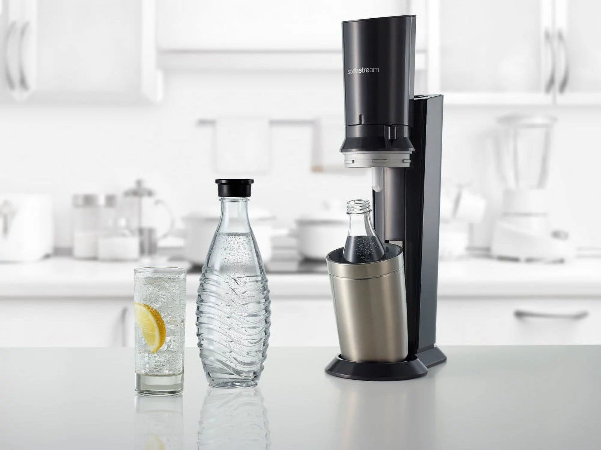 Sparkling Water Maker Kit with CO2 and Glass Carafes M905