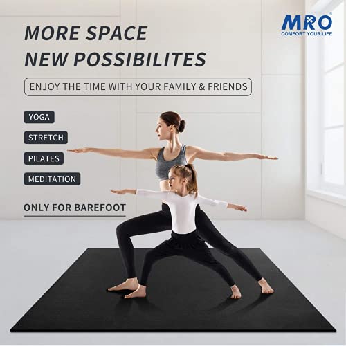 Extra Large Yoga Mat 12x6 ft, Non-Slip, Thick for Home Workout C117068