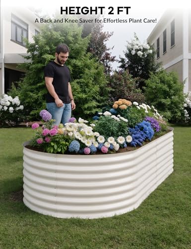 Galvanized Raised Garden Bed for Vegetables, Fruits and Flowers V33720