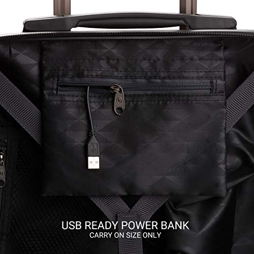 Expandable Hardside Luggage with Spinner Wheels and TSA Lock, Carry-On 19-Inch X51908