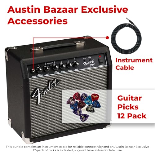 Guitar Combo Amplifier with Cable and 12-Pack Picks C553173