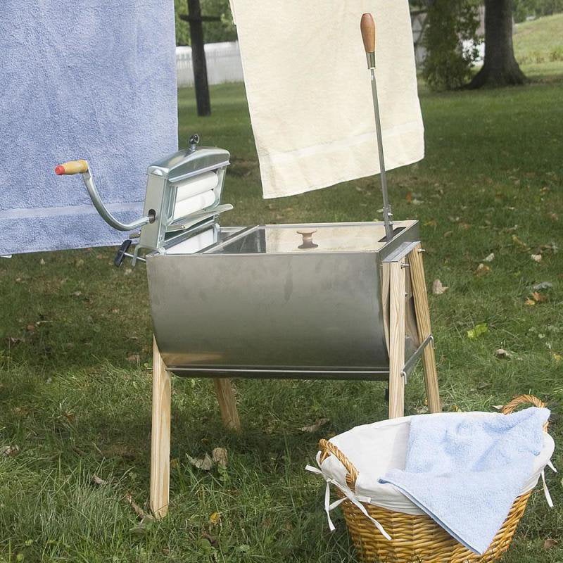 Laundry Agitator Hand Washer Tub with Wringer, 15 Gallon T7653