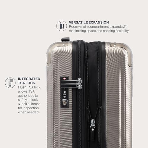 Hardside Expandable Carry-On Luggage with 8 Spinner Wheels, 21 Inch B30295