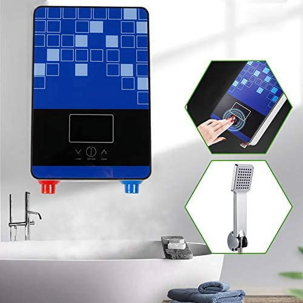 Electric Tankless Water Heater for Bathroom Shower Kitchen D6343