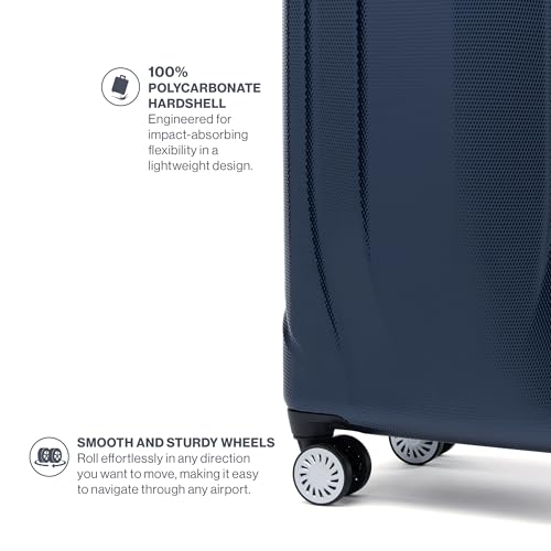 Hardside Expandable Carry-On Luggage with 8 Spinner Wheels, 21 Inch B30295