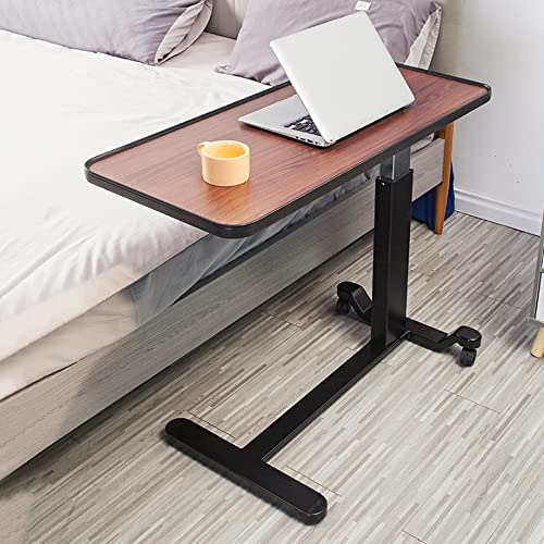 Adjustable Overbed Table with Wheels for Meals, Laptop, Writing P101205