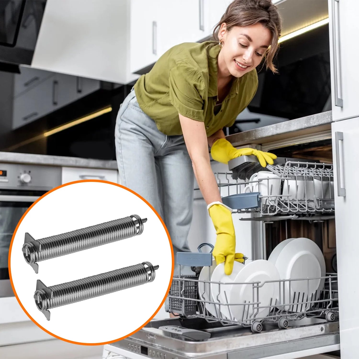 Dishwasher Door Spring Kit Replacement L4240