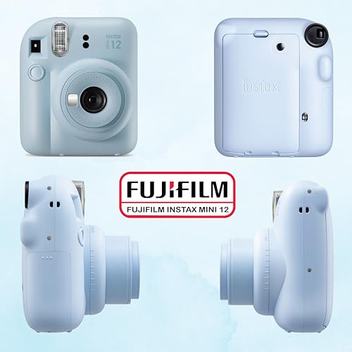 Instax Mini 12 Instant Camera Bundle with 60 Sheets Film and Accessories D684321